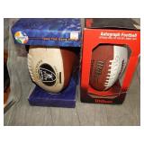 Pair of Vintage NFL Footballs in orig packg