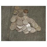 50 Roosevelt 90% SILVER Dimes 1964 & Earlier