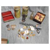 Nice pile of OLD Man stuff / pins etc.