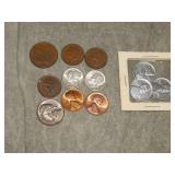 UNC  SILVER dimes, UNC Cents & Other !!!!