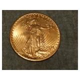 1928 $20 Gold Saint Gaudens Double Eagle WOW !!