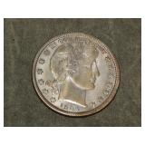 1906 P Barber Half Dollar XF++ to AU to me U grade