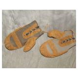 OLD Pair of Childs Leather Boxing Gloves