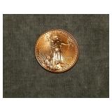 1999 US $5 Gold 1/10 ozt FINE Gold