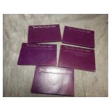 (2) 1986, (2) 1987 & (1) 1988 PROOF SETS