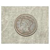 1846 Large Cent in VF+ to me U Grade