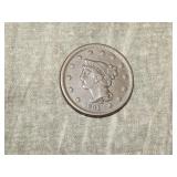 1841 Large Cent in VF-XF to me U Grade