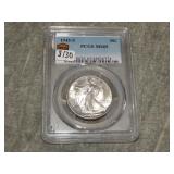 1945 S Walking Liberty Half Dollar PCGS MS65