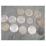LG Group of Mexican .900 SILVER  coins 9.09 OZT