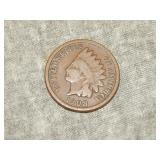 1908 S Indian Head Cent KEY DATE