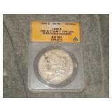 1880 P Morgan Dollar ANACS AU det. VAM 7 2nd 8/7