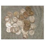 50 Mercury SILVER Dimes