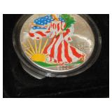 2000 .999 Silver troy ounce American Eagle Coloriz
