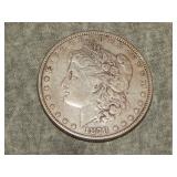 1878 P Morgan Silver Dollar 8TF (scratch)