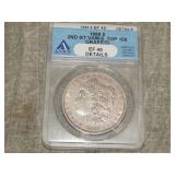 1880 P Morgan Dollar PCGS EF45  det. VAM 7 2nd 8/7