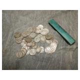 50  Mercury SILVER Dimes 1934-36