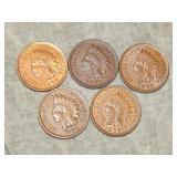 VERY HIgh Quality Indian Head Cents 1903 (4) & 06