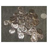 50 SILVER Roosevelt Dimes 1959 D all UNC !!!!!