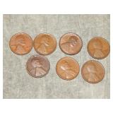 7 Lincoln Cents all 1926 D BETTER Coins
