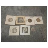 7 Standing Liberty SILVER Quarters
