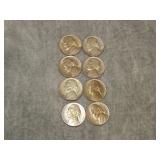 8 Different UNC SILVER War Nickels