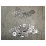 46 1 Centime & 18 5 Centime UNC !!! 1943 Indochina