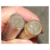 1938 D & 1939 S Jefferson Nickel Circ. Rolls of 40