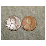 1926 S & 1924 D Lincoln Cents Better dates