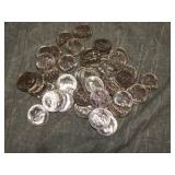 50 UNCIRCULATED 1954 D Roosevelt SILVER Dimes