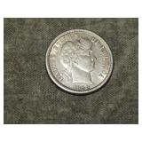 1898 S Barber Dime AU to me U Grade