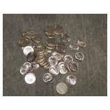 50 Roosevelt SILVER Dimes 1959 D UNCIRCULATED