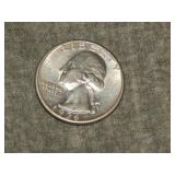 1936 D Washington Quarter AU/BU to me U Grade