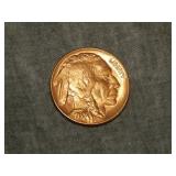 Gold Plated 1938 D Buffalo Nickel (otherwise UNC?)