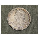 1829 Capped Bust Half Dollar VF+ to me U Grade