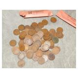 approx. 100 Indian Head Cents 1905, 06, 07
