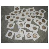 40 Washington SILVER Quarters 1950's