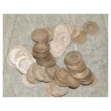 60 Barber SILVER Dimes