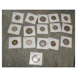 16 Barber SILVER Quarters