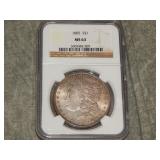 1885 P Morgan SILVER Dollar NGC MS63