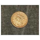 1878 S $2 1/2 GOLD coin