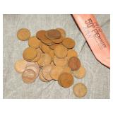 (50) 1914 P LIncoln Cents Avg. Circ.