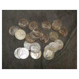 24 Bicentennial 40% SILVER Half Dollars