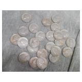 24 Jefferson 1938 P, D, S nickels