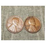 Pair of DECENT 1924 D Lincoln Cents BETTER DATE