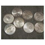 Austrian 25 Schilling SILVER coins 1960's 3.33 ozt