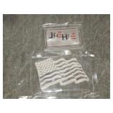 (2) 1 Troy Ounce .999 SILVER Bars 2 ozt