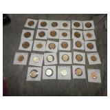 29 States Quarters with Odd Cameo gold reverses