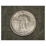 1917 p T1 Standing Liberty Quarter AU to me U Grad