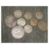 Vintage SILVER coins from Australia 1.62 ozt