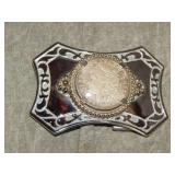Belt Buckle with 1921 Morgan SILVER Dollar
